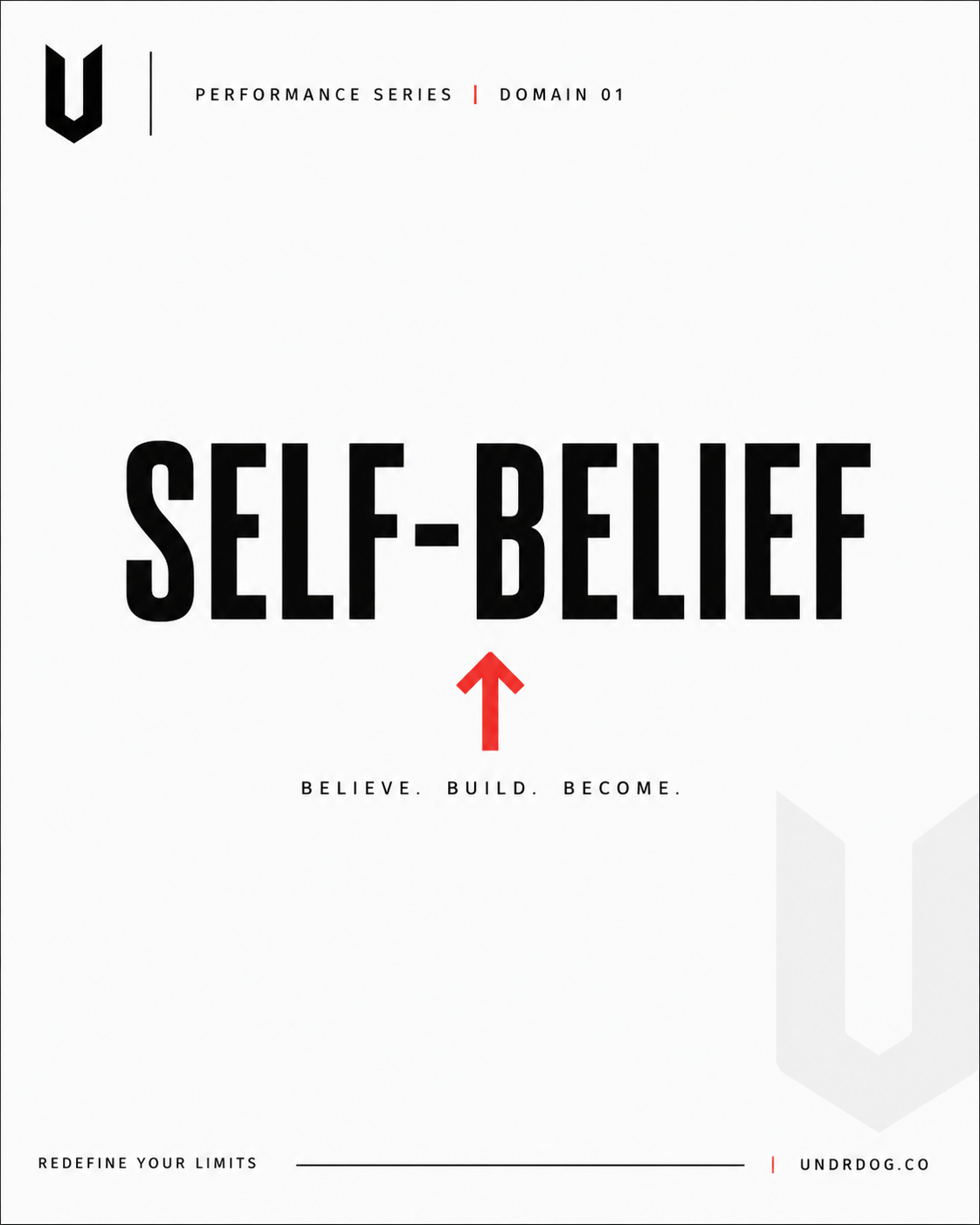 UNDRDOG™ Self-Belief Worksheet — PS-01