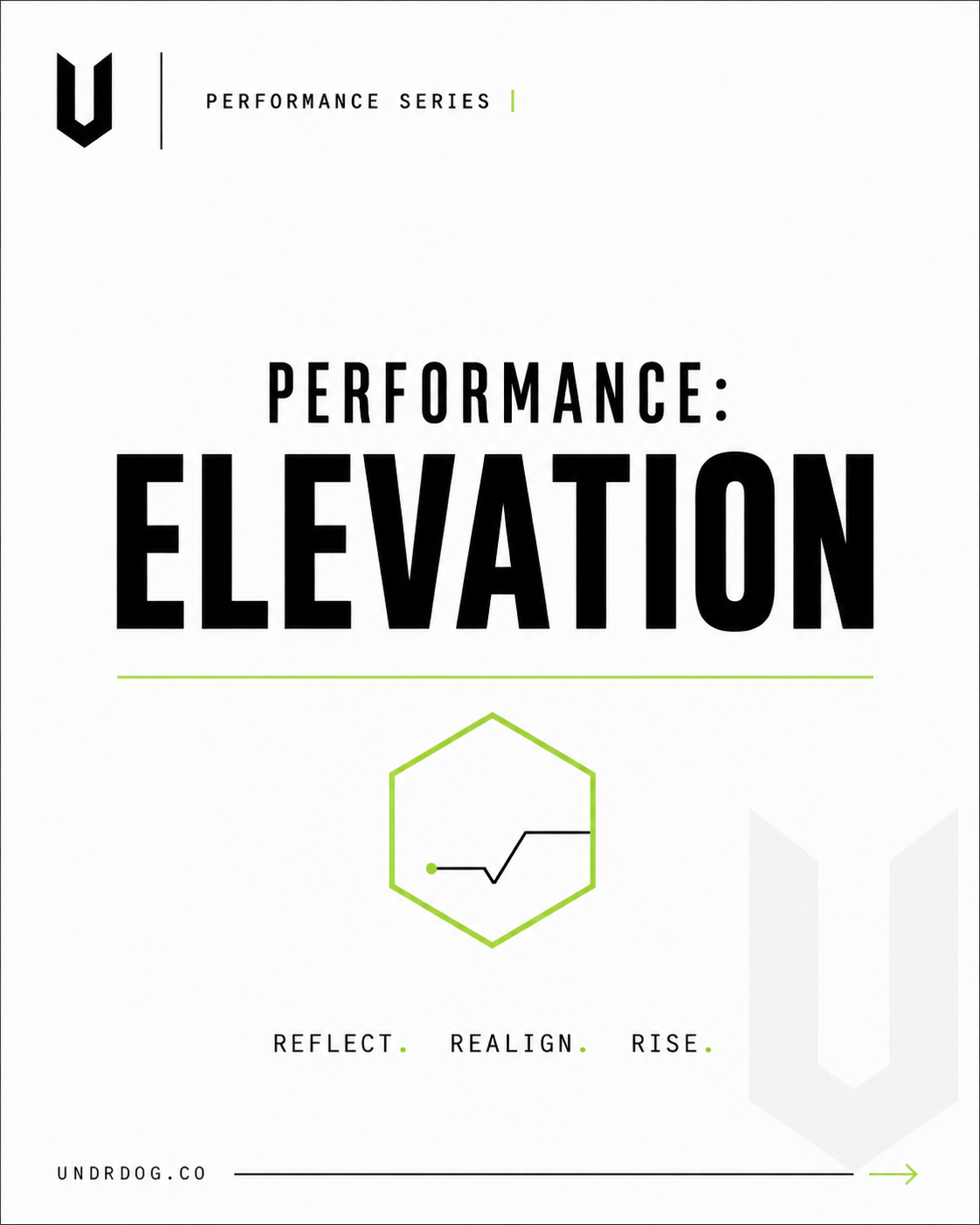 UNDRDOG™ Performance Elevation Guide — SUPP-01