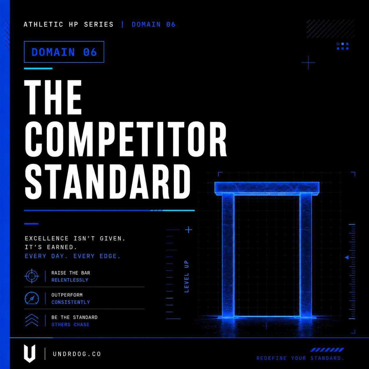 UNDRDOG™ The Competitor Standard Worksheet — AHP-06