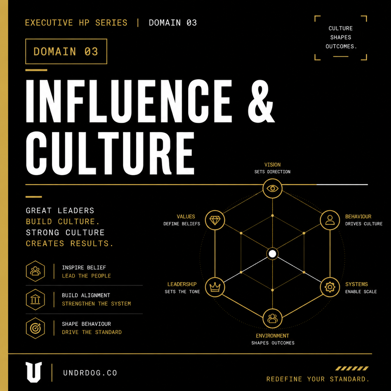 UNDRDOG™ Influence & Culture Worksheet — EHP-03