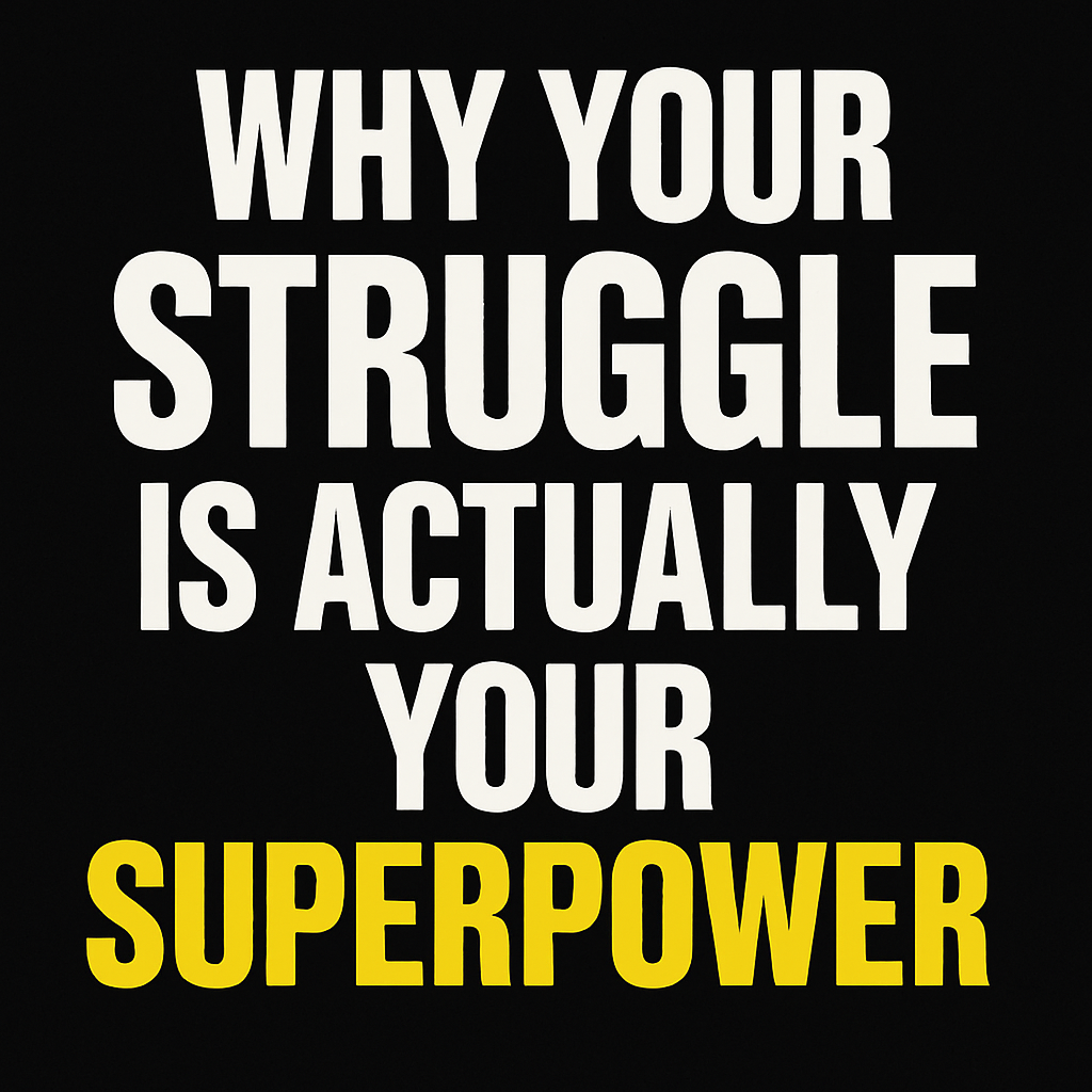 Why Your Struggle is Actually Your Superpower
