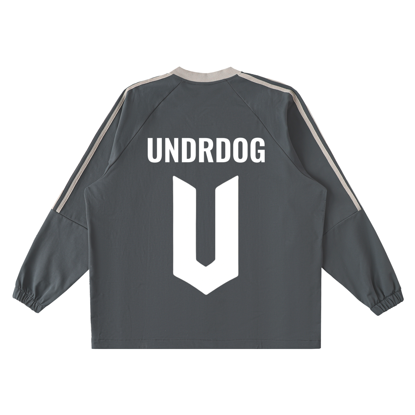 Color-Block V-Neck Long-Sleeve T-Shirt