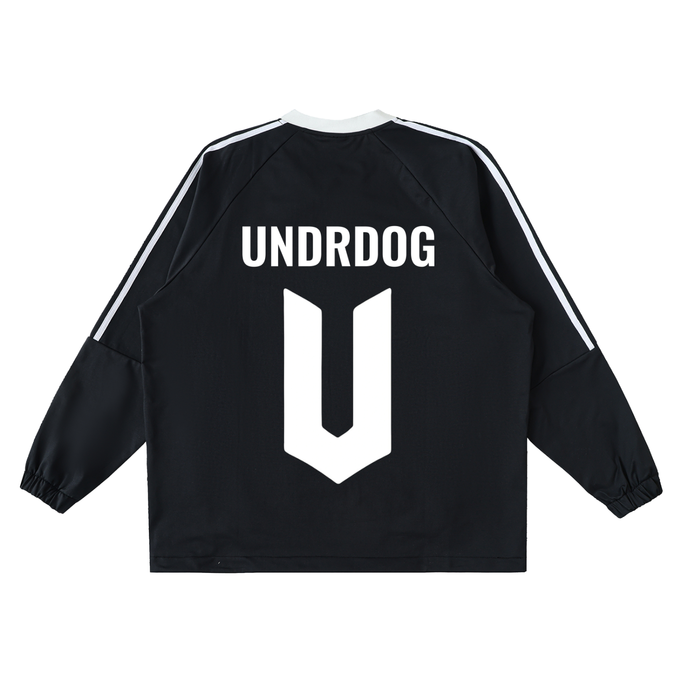 Color-Block V-Neck Long-Sleeve T-Shirt