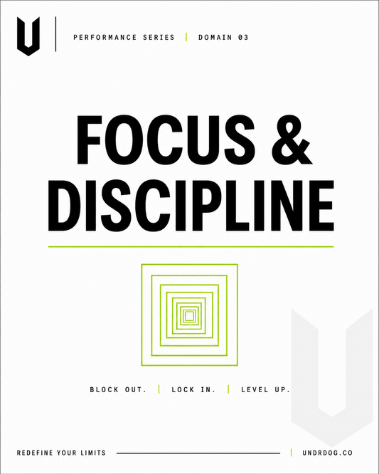 UNDRDOG™ Focus And Discipline Worksheet — PS-04