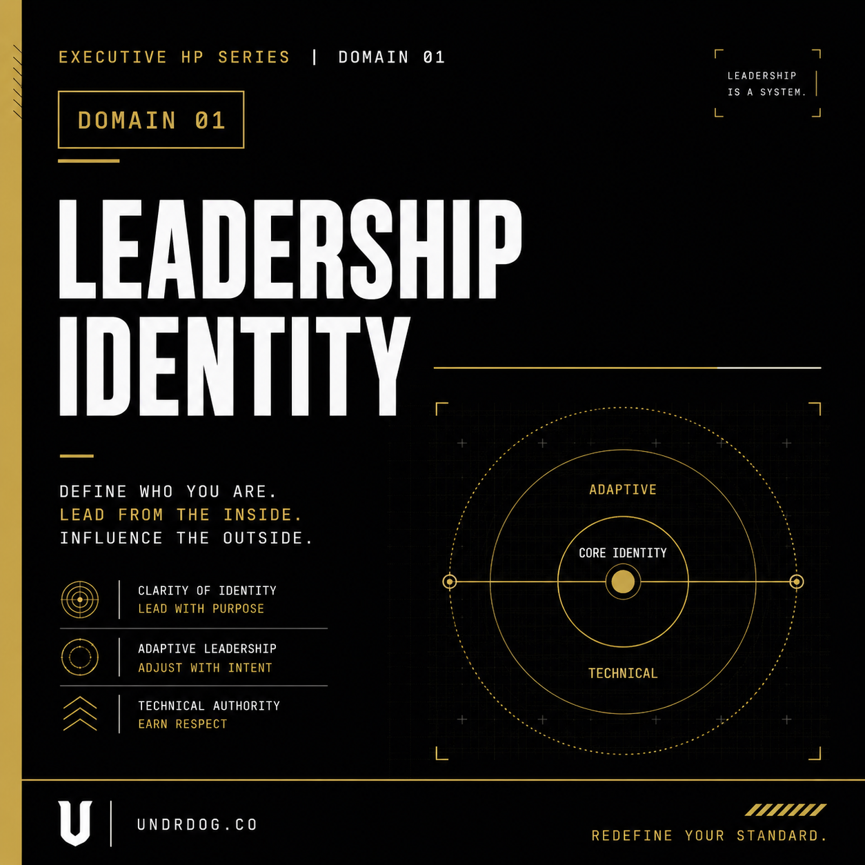 UNDRDOG™ Leadership Identity Worksheet — EHP-01